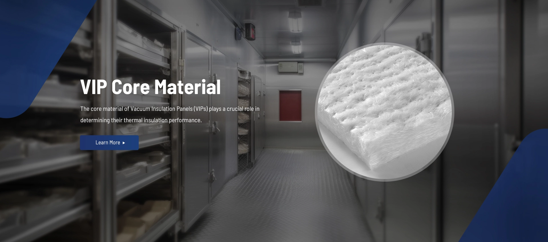 Vacuum Insulated Panel VIP Core Material